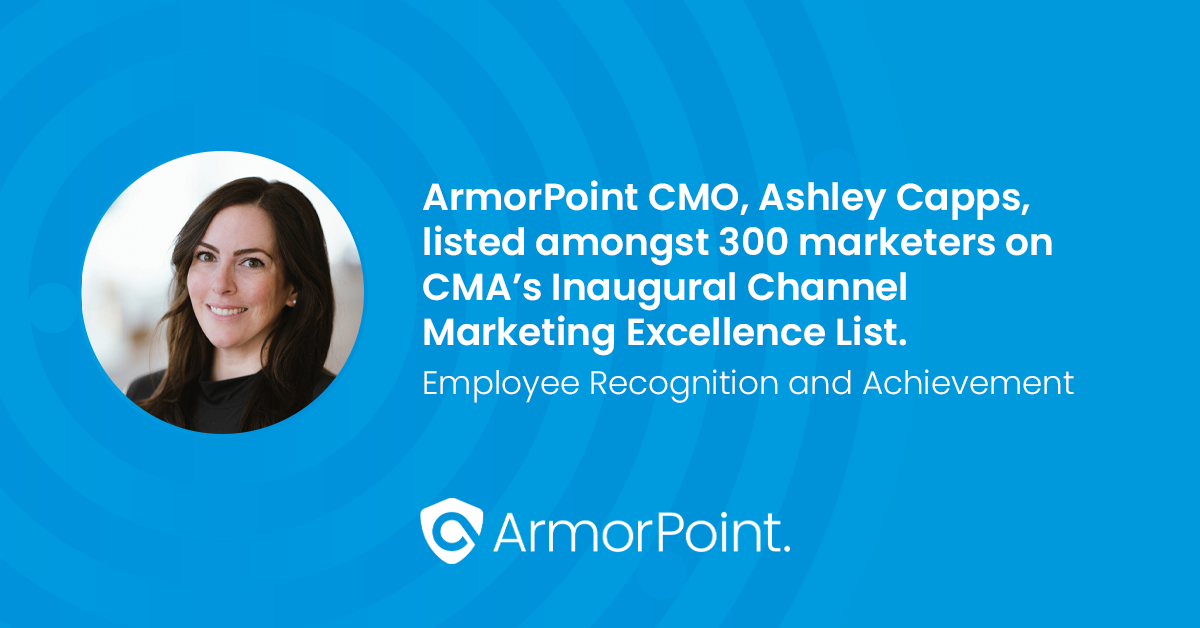 ArmorPoint CMO Earns Icon Award from Channel Marketing Association